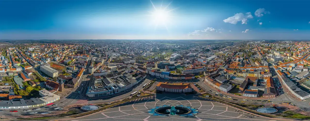 Exerzierplatz und Rathaus Pirmasens