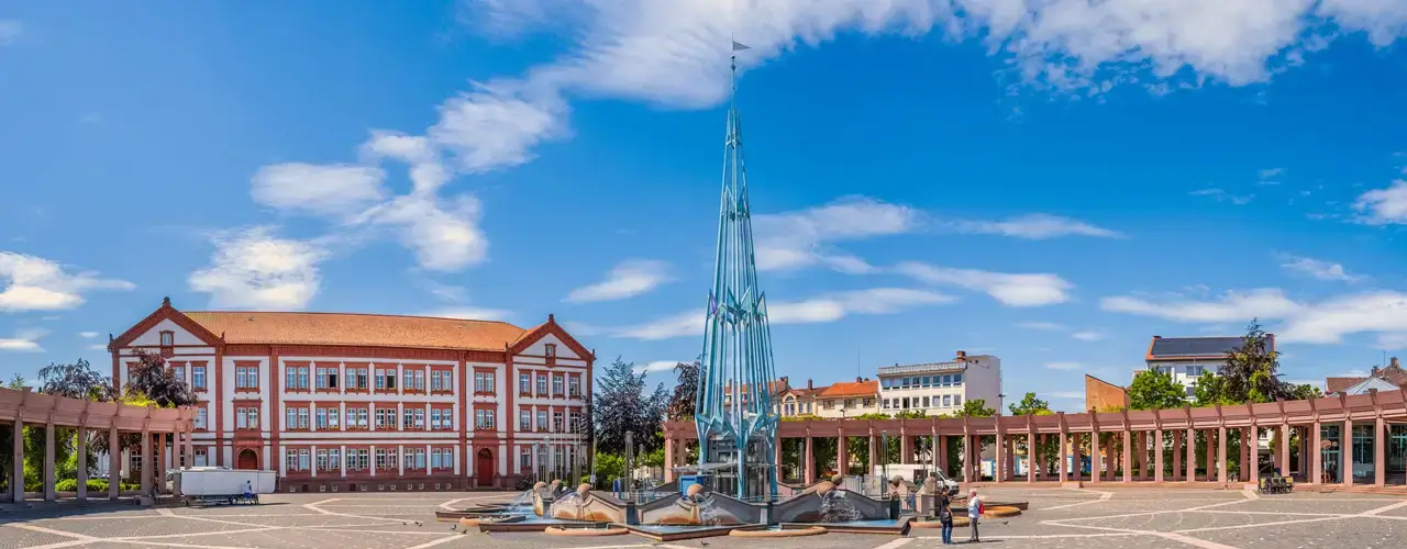 Exerzierplatz und Rathaus Pirmasens